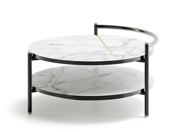 OLIVER - Marble coffee table for living room by Capital Collection - view 3